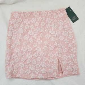 WildFable pink floral pencil skirt NWT 🌸